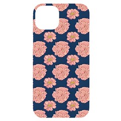 Retro 1880s Flowers Pattern 16 Iphone 14 Plus Black Uv Print Case by violetheavensky