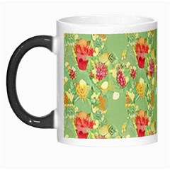 Retro 1880s Flowers Pattern 17 Morph Mug