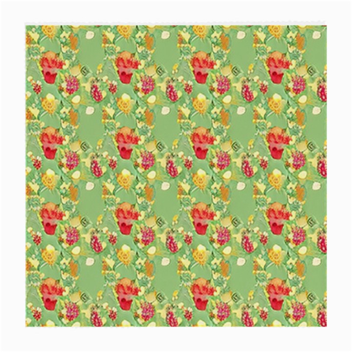 Retro 1880s Flowers Pattern 17 Medium Glasses Cloth