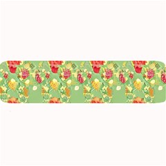 Retro 1880s Flowers Pattern 17 Large Bar Mat