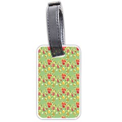 Retro 1880s Flowers Pattern 17 Luggage Tag (one Side)