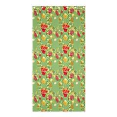 Retro 1880s Flowers Pattern 17 Shower Curtain 36  X 72  (stall) 