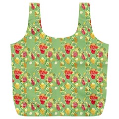 Retro 1880s Flowers Pattern 17 Full Print Recycle Bag (xl)