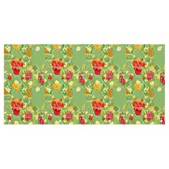 Retro 1880s Flowers Pattern 17 Banner And Sign 8  X 4  by violetheavensky