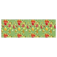 Retro 1880s Flowers Pattern 17 Banner And Sign 12  X 4  by violetheavensky