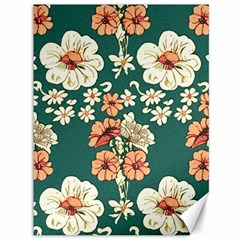 Retro 1880s Flowers Pattern 20 Canvas 36  X 48 