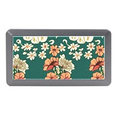 Retro 1880s Flowers Pattern 20 Memory Card Reader (mini)