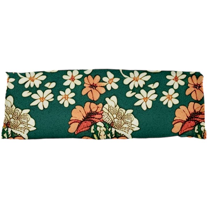 Retro 1880s Flowers Pattern 20 25 x71  Body Pillow Case Dakimakura (Two Sides)