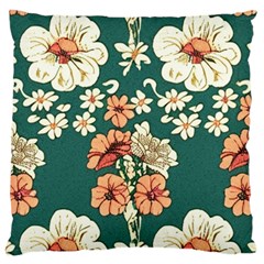 Retro 1880s Flowers Pattern 20 Large Cushion Case (one Side)