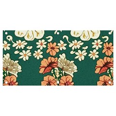 Retro 1880s Flowers Pattern 20 Banner And Sign 4  X 2  by violetheavensky