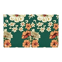 Retro 1880s Flowers Pattern 20 Banner And Sign 5  X 3 