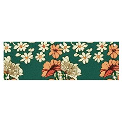 Retro 1880s Flowers Pattern 20 Banner And Sign 6  X 2 