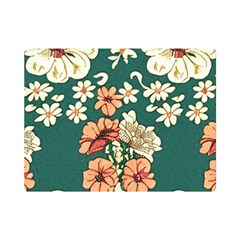 Retro 1880s Flowers Pattern 20 Premium Plush Fleece Blanket (mini)