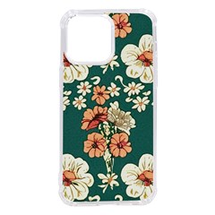 Retro 1880s Flowers Pattern 20 Iphone 14 Pro Max Tpu Uv Print Case by violetheavensky