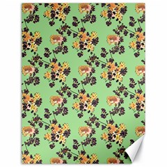 Retro 1880s Flowers Pattern 24 Canvas 18  X 24 