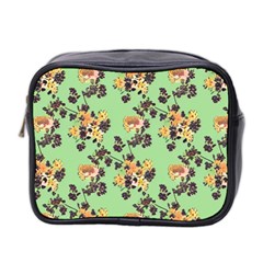 Retro 1880s Flowers Pattern 24 Mini Toiletries Bag (two Sides)