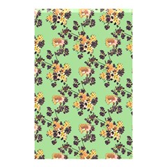 Retro 1880s Flowers Pattern 24 Shower Curtain 48  X 72  (small) 