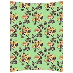 Retro 1880s Flowers Pattern 24 Back Support Cushion