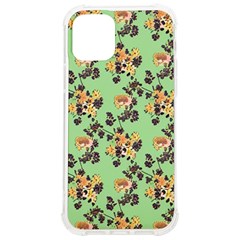 Retro 1880s Flowers Pattern 24 Iphone 12/12 Pro Tpu Uv Print Case by violetheavensky