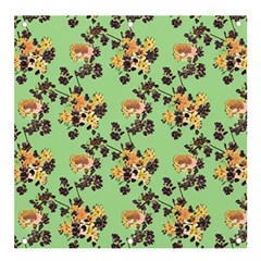 Retro 1880s Flowers Pattern 24 Banner And Sign 4  X 4 