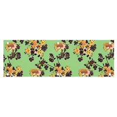 Retro 1880s Flowers Pattern 24 Banner And Sign 6  X 2 