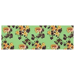 Retro 1880s Flowers Pattern 24 Banner And Sign 9  X 3 