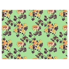 Retro 1880s Flowers Pattern 24 Premium Plush Fleece Blanket (extra Small) by violetheavensky