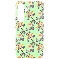 Retro 1880s Flowers Pattern 24 Samsung Galaxy S24 6 2 Inch Black Tpu Uv Case