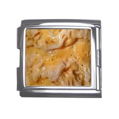 Homemade Flan Extreme Close-up Texture Mega Link Italian Charm (18mm) by dflcprintsclothing