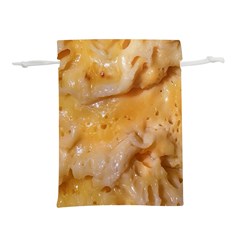 Homemade Flan Extreme Close-up Texture Lightweight Drawstring Pouch (l)