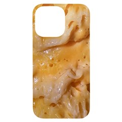 Homemade Flan Extreme Close-up Texture Iphone 14 Pro Max Black Uv Print Case by dflcprintsclothing