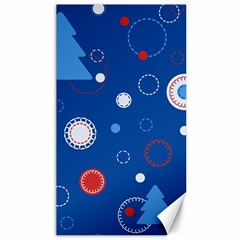 Christmas Pattern Tree Design Canvas 40  X 72 