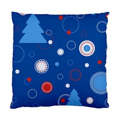 Christmas Pattern Tree Design Standard Cushion Case (two Sides)