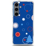 Christmas Pattern Tree Design Samsung Galaxy S24 6.2 Inch TPU UV Case Front