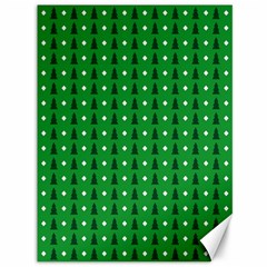 Green Christmas Tree Pattern Background Canvas 36  X 48 