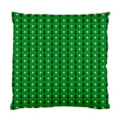 Green Christmas Tree Pattern Background Standard Cushion Case (two Sides)