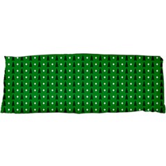 Green Christmas Tree Pattern Background 25 x67  Body Pillow Case Dakimakura (two Sides) by Paksenen