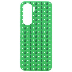 Green Christmas Tree Pattern Background Samsung Galaxy S24 Plus 6 7 Inch Black Tpu Uv Case by Paksenen