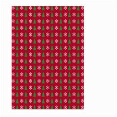 Snowflake Christmas Tree Pattern Large Garden Flag (two Sides)