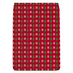 Snowflake Christmas Tree Pattern Removable Flap Cover (l) by Paksenen