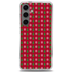 Snowflake Christmas Tree Pattern Samsung Galaxy S24 6 2 Inch Tpu Uv Case by Paksenen