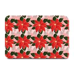 Poinsettia Pattern Seamless Pattern Christmas Xmas Plate Mats