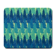 Christmas Trees Pattern Digital Paper Seamless Large Mousepad by Paksenen