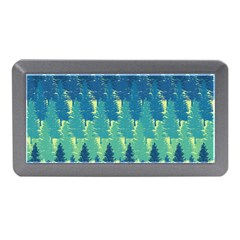 Christmas Trees Pattern Digital Paper Seamless Memory Card Reader (mini)