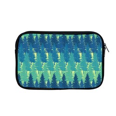 Christmas Trees Pattern Digital Paper Seamless Apple Macbook Pro 13  Zipper Case