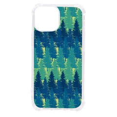 Christmas Trees Pattern Digital Paper Seamless Iphone 13 Mini Tpu Uv Print Case by Paksenen