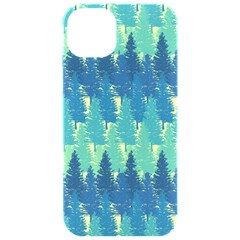 Christmas Trees Pattern Digital Paper Seamless Iphone 15 Pro Black Uv Print Pc Hardshell Case by Paksenen