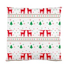 Red Green And Blue Christmas Themed Illustration Standard Cushion Case (one Side)