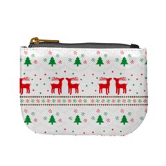 Red Green And Blue Christmas Themed Illustration Mini Coin Purse