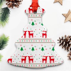 Red Green And Blue Christmas Themed Illustration Ornament (christmas Tree) 